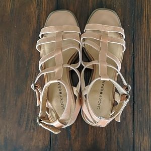 Tan leather sandals